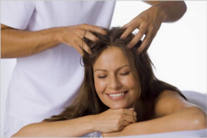 СПА/SPA процедуры для волос - успокаивающий массаж головы
